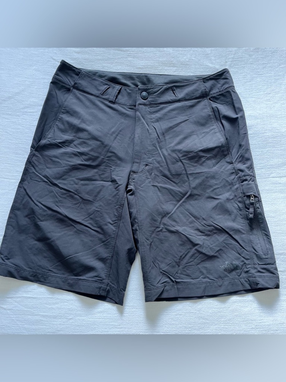 The North Face Black Hiking Shorts with Zip Pocket